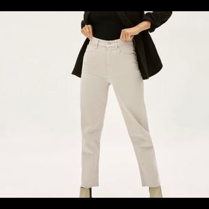 Everlane Way High jean in flax